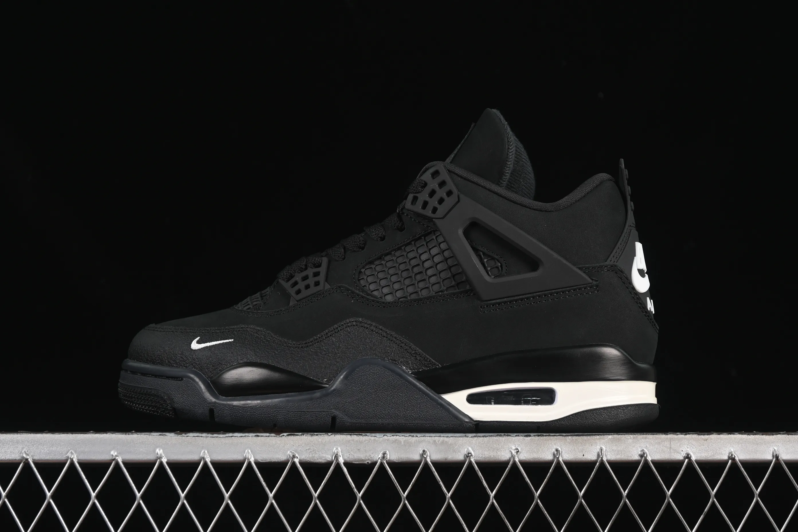 All categories Air Jordan Jordan series basketball shoes Air Jordan 4 Nigel Sylvester x Air Jordan 4 Retro AJ4 Joe 4 joint black brick HF4340-001